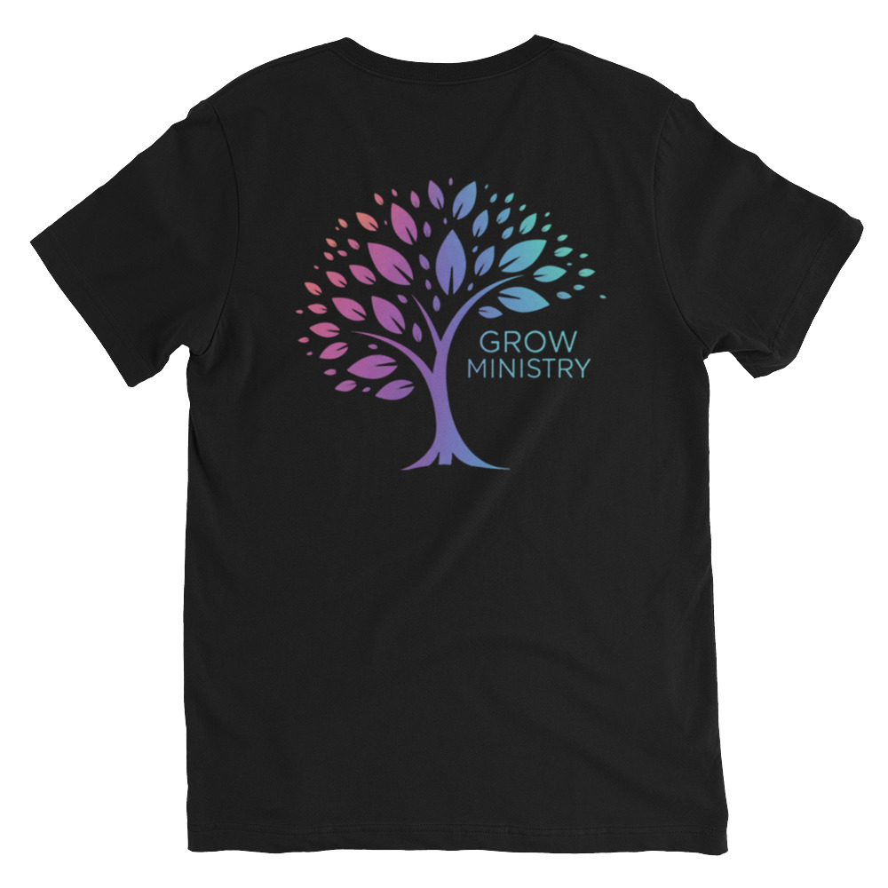 Unisex Short Sleeve V-Neck T-Shirt - Image 3