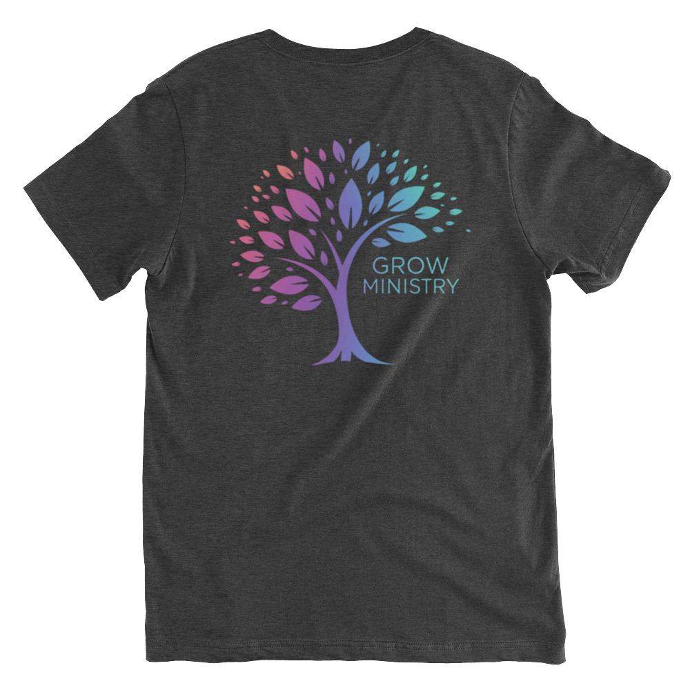 Unisex Short Sleeve V-Neck T-Shirt - Image 6