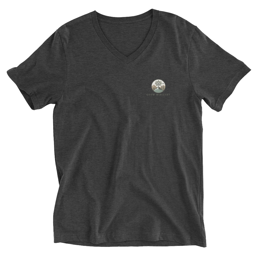 Unisex Short Sleeve V-Neck T-Shirt - Image 5