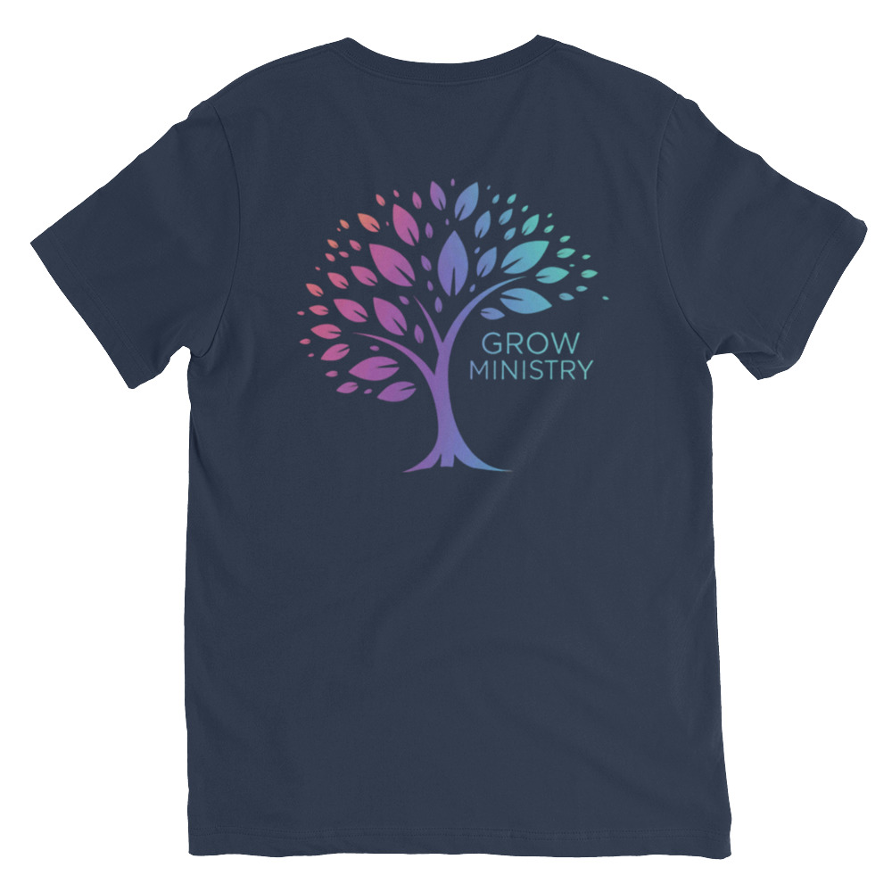 Unisex Short Sleeve V-Neck T-Shirt - Image 4