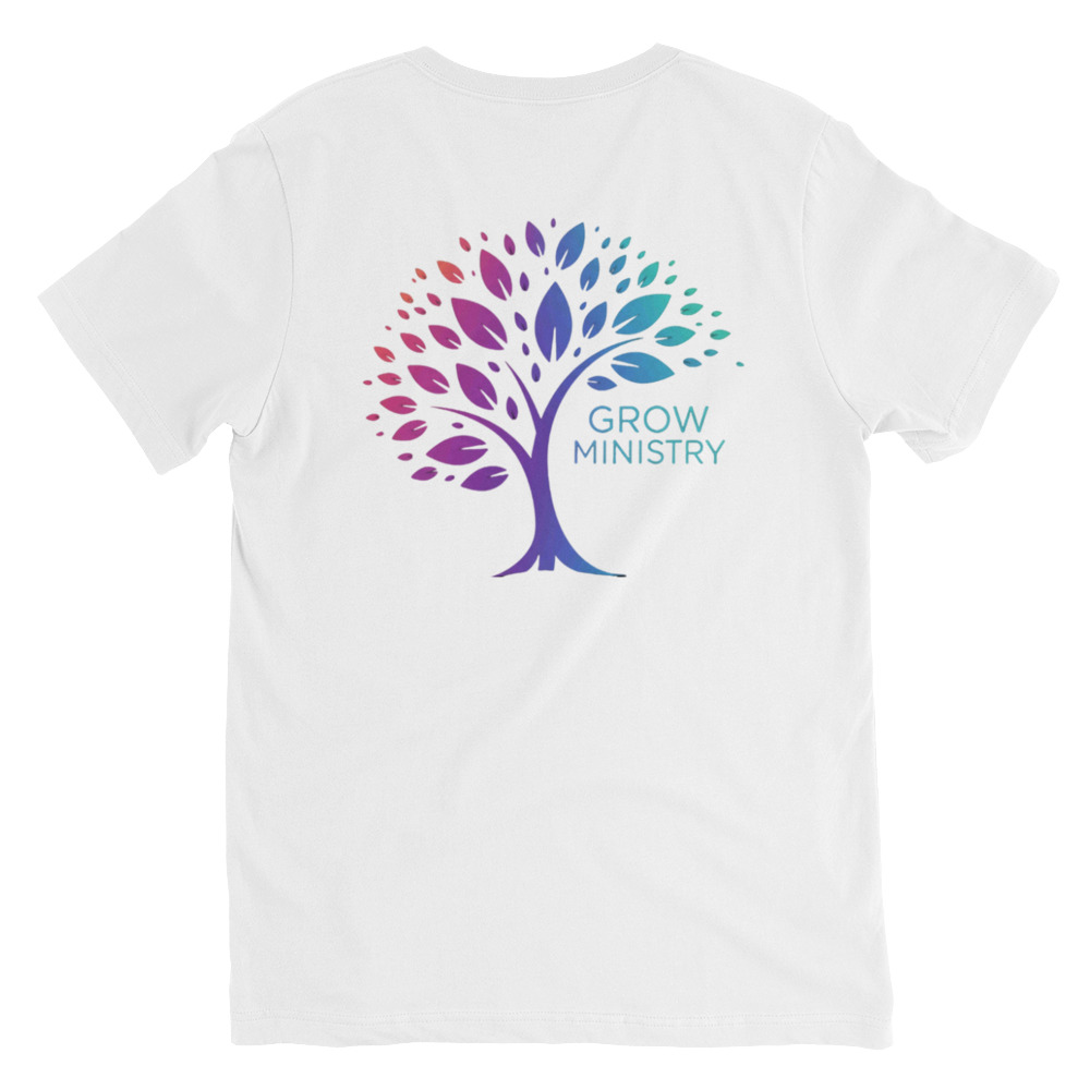 Unisex Short Sleeve V-Neck T-Shirt - Image 10