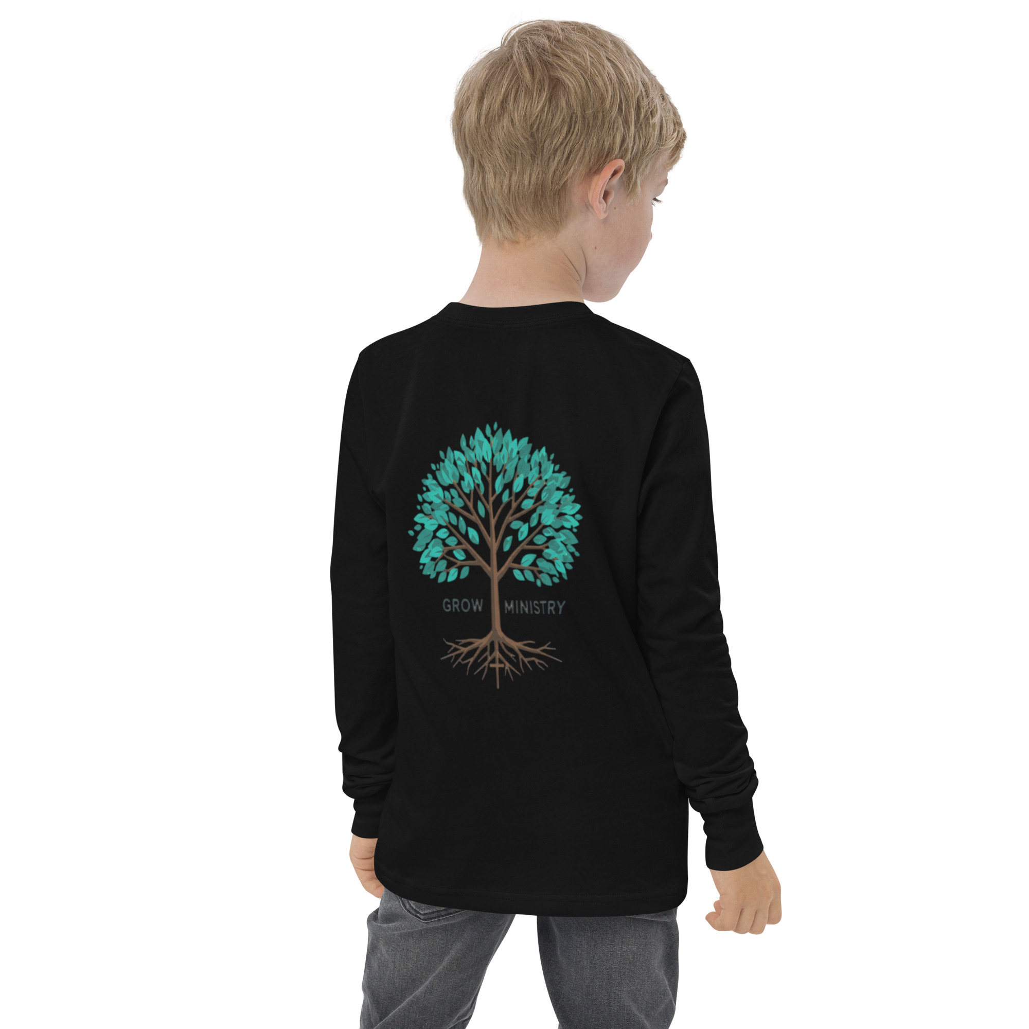 Youth long sleeve tee - Image 4